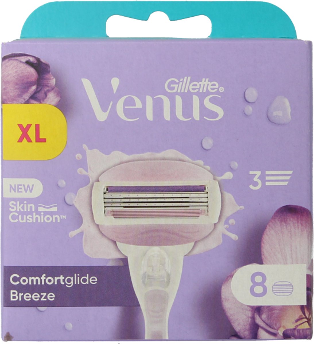 Gillette Venus Comfortglide Breeze - 8 Scheermesjes - Voor Vrouwen