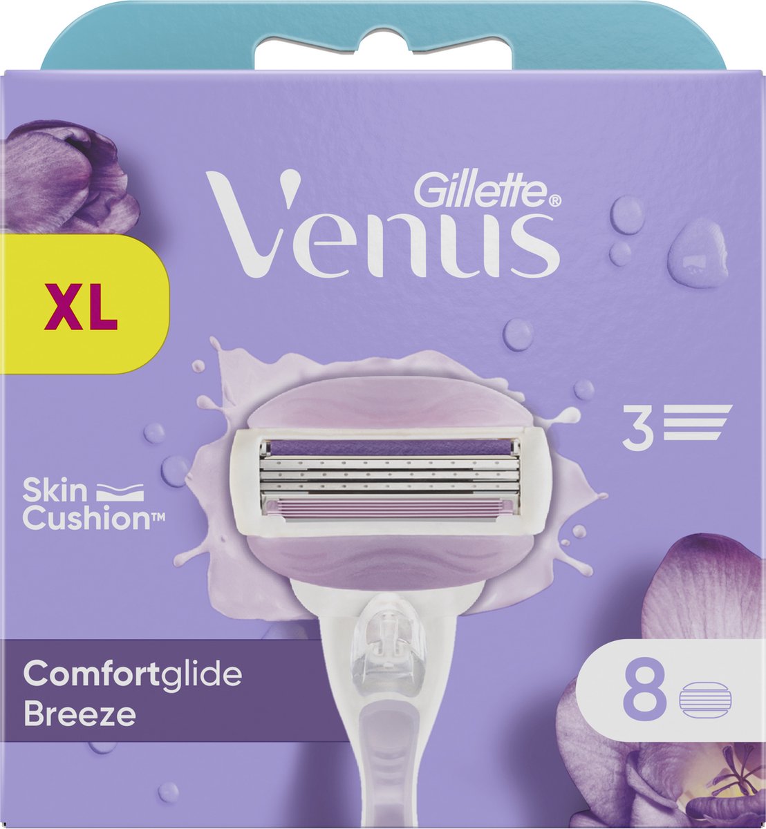 Gillette Venus Comfortglide Breeze - 8 Scheermesjes - Voor Vrouwen