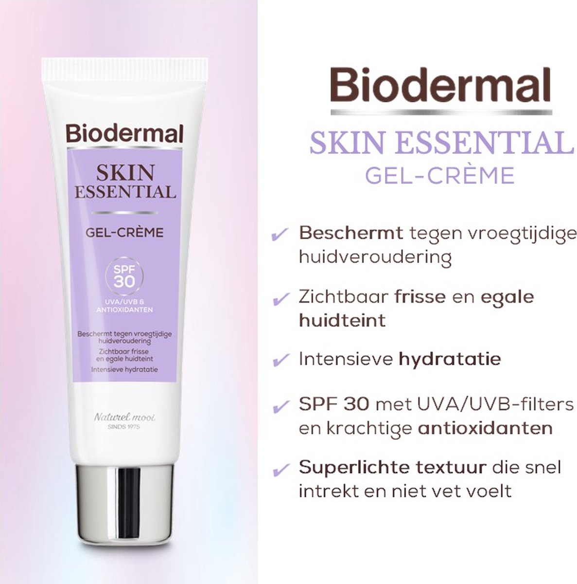 Biodermal Skin Essential dagcrème - Een alles-in-één dagcrème SPF 30 met krachtige antioxidanten én hyaluronzuur - 50 ml