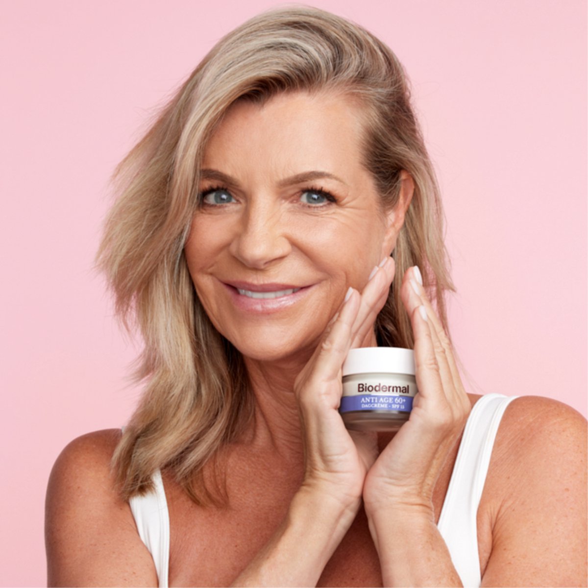 Biodermal Anti Age dagcrème 40+ - Dagcrème met hyaluronzuur en vitamine C - met SPF15 - anti rimpel creme vrouwen - 50ml