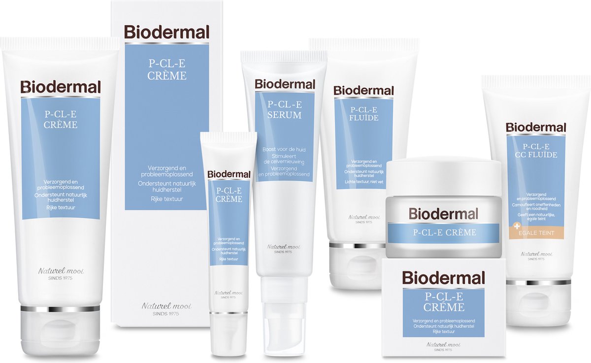 Biodermal P-Cl-E creme - Dagcreme - Deze dagcrème ondersteunt het herstellend vermogen van de droge huid - droge huid gezichtscreme - gezichtsverzorging - 50 ml
