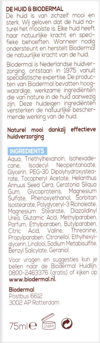Biodermal Littekencrème - Vermindert zichtbaarheid van littekens - Litteken crème tube 75ml
