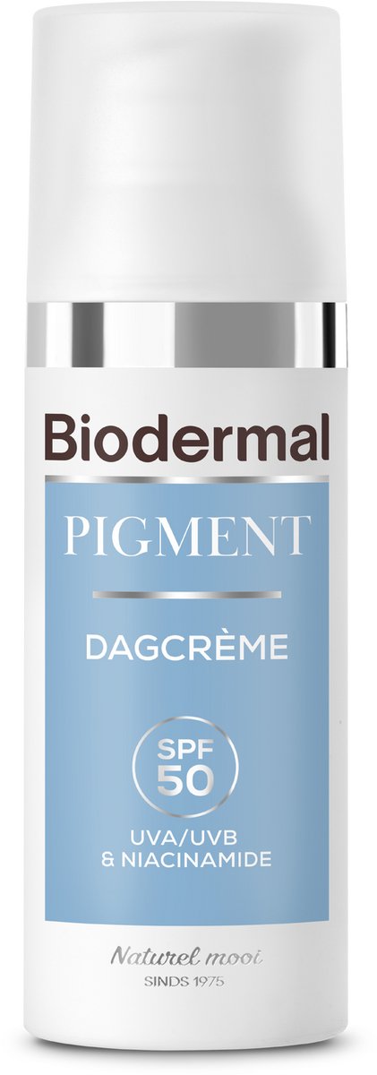 Biodermal Pigment Dagcrème - SPF 50 - vermindert hyperpigmentatie, zoals pigmentvlekken - pigmentvlekken creme - 50 ml