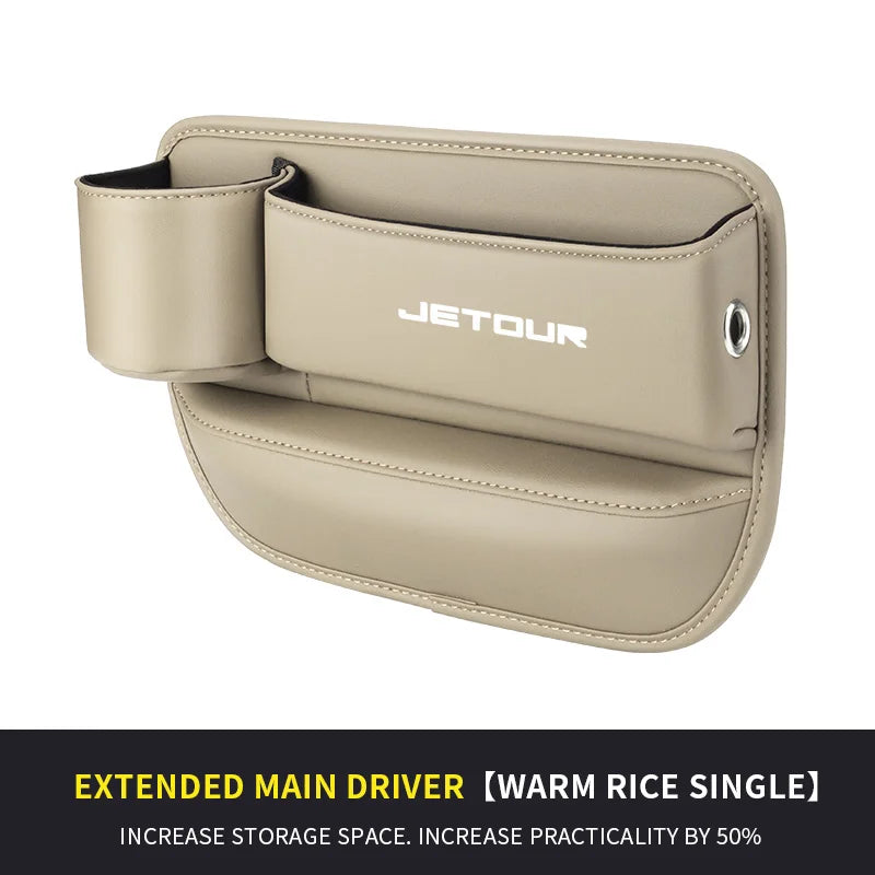 Car Storage And Finishing Leather Seat Gap Storage Box For Chery Jetour X70 X70SM X90 X95 DASHING i-DM T2T3 Auto Storage Box