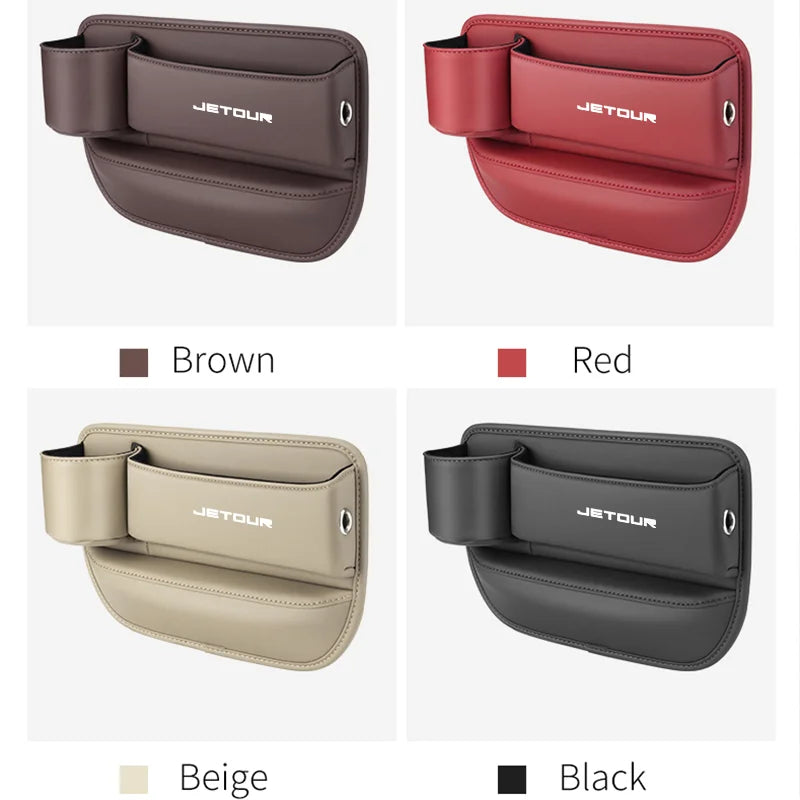 Car Storage And Finishing Leather Seat Gap Storage Box For Chery Jetour X70 X70SM X90 X95 DASHING i-DM T2T3 Auto Storage Box