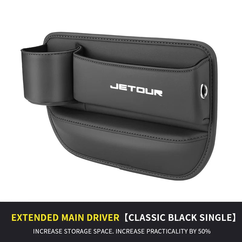 Car Storage And Finishing Leather Seat Gap Storage Box For Chery Jetour X70 X70SM X90 X95 DASHING i-DM T2T3 Auto Storage Box