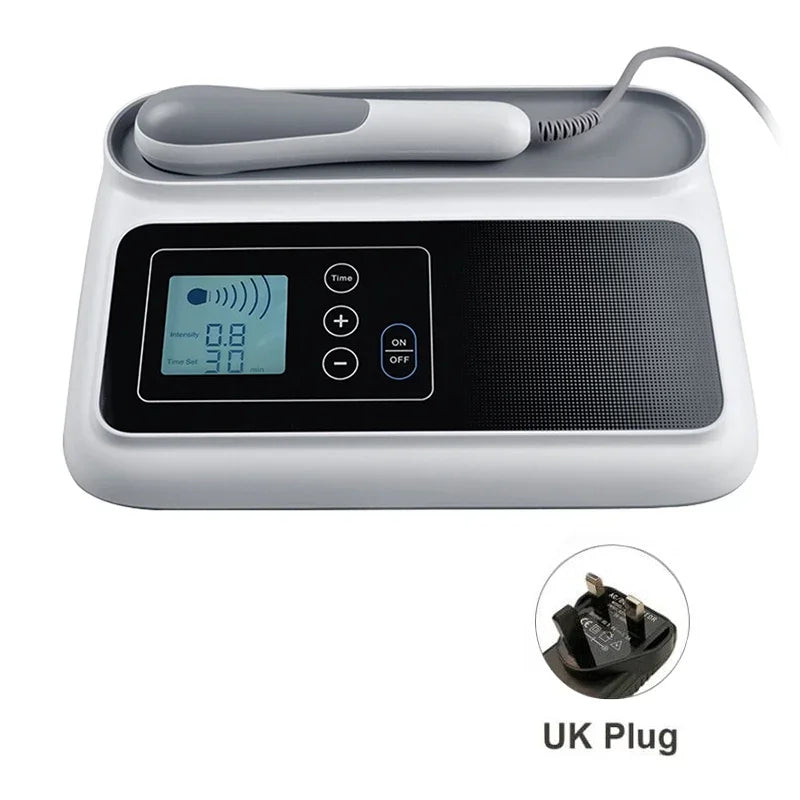Ultrasonic Therapy Machine Relief Muscle Joints Massage No Drug Ultrasound 1MHz Physiotherapy Device LCD Screen Display