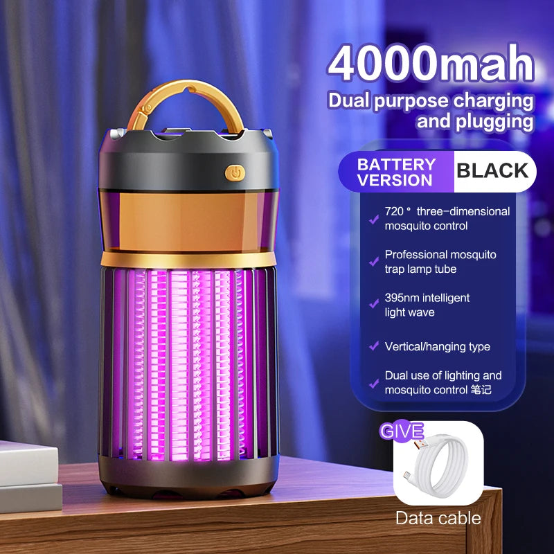 Xiaomi New 3-in-1 Mosquito Killer Lamp Camping Lighting Outdoor Home Night Light Usb Plug In Electric Shock Mosquito Killer Lamp