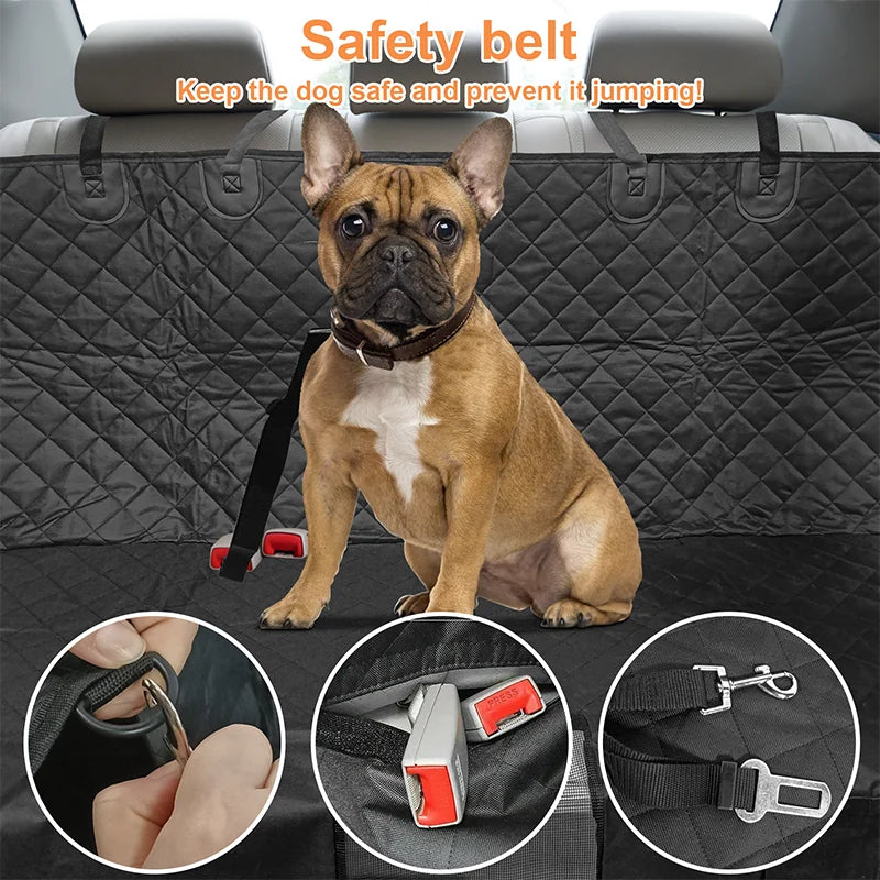 Dog Car Seat Cover Pet Vehicle Hammock Waterproof Pet Dog Travel Mat Waterproof Car Rear Back Seat Protector Mat