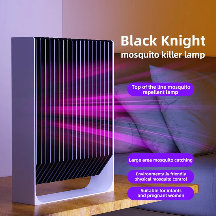 Black Knight B2000V Mosquito Lamp USB Dual Function Photo-Induced Shock ABS Fire-Resistant Home Office Hotel Mosquito Control