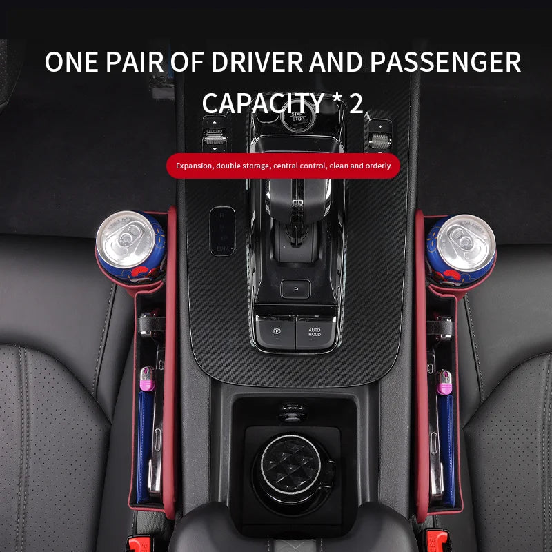 Car Storage And Finishing Leather Seat Gap Storage Box For Chery Jetour X70 X70SM X90 X95 DASHING i-DM T2T3 Auto Storage Box