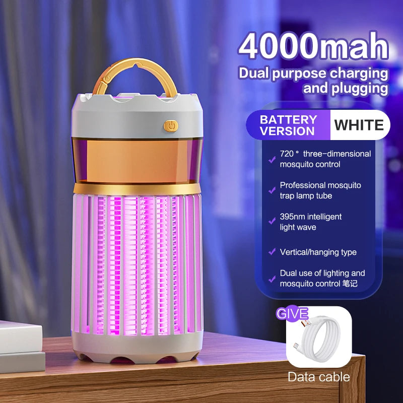 Xiaomi New 3-in-1 Mosquito Killer Lamp Camping Lighting Outdoor Home Night Light Usb Plug In Electric Shock Mosquito Killer Lamp