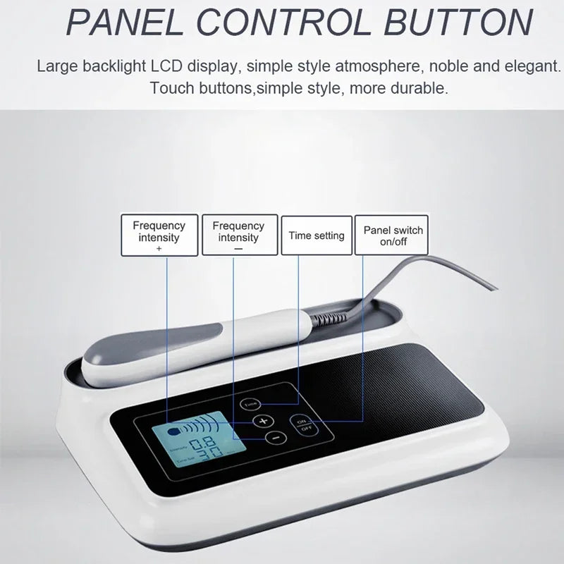 Ultrasonic Therapy Machine Relief Muscle Joints Massage No Drug Ultrasound 1MHz Physiotherapy Device LCD Screen Display