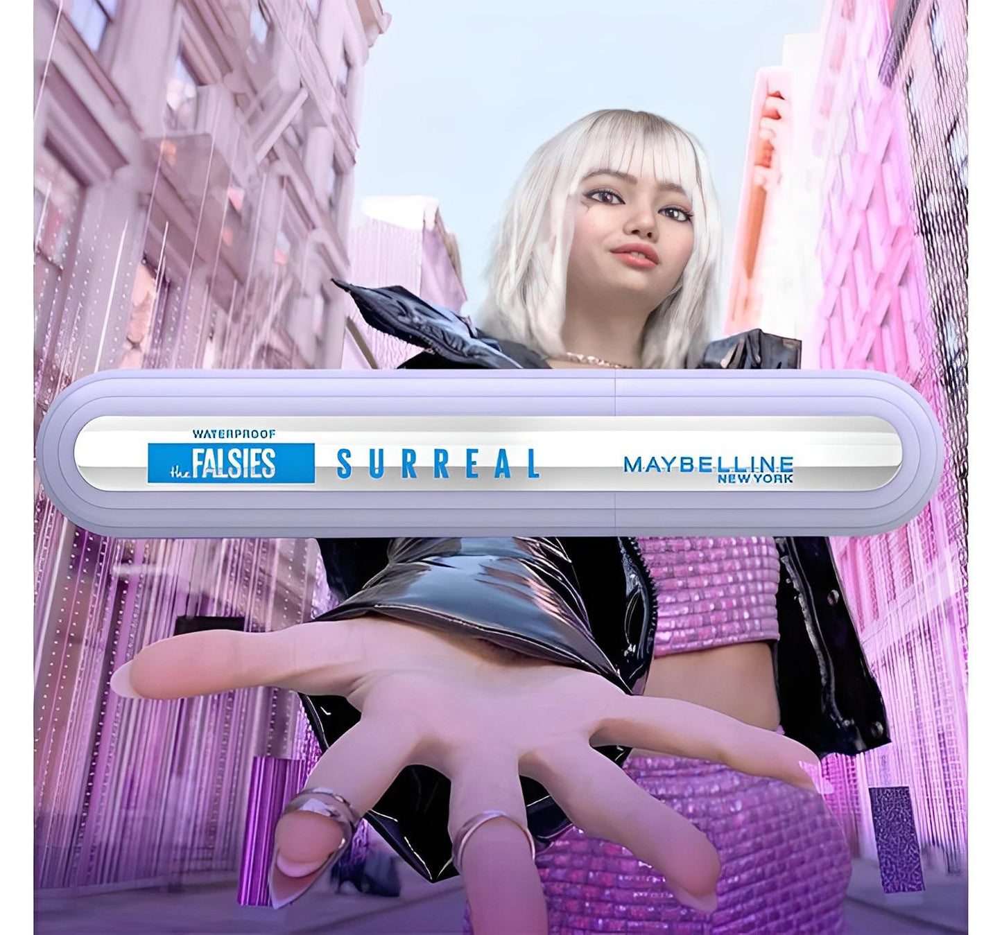 Maybelline New York The Falsies Surreal Extensions Waterproof Mascara - Blackest Black Lengte Mascara 10ml