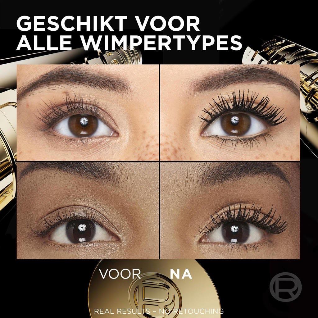 L'Oréal Paris Panorama Mascara Black - Lengte, separatie en volume Mascara - korte en lange borstelhaartjes voor groter lijkende ogen - Mascara voor gevoelige ogen – Zwart - 8ml