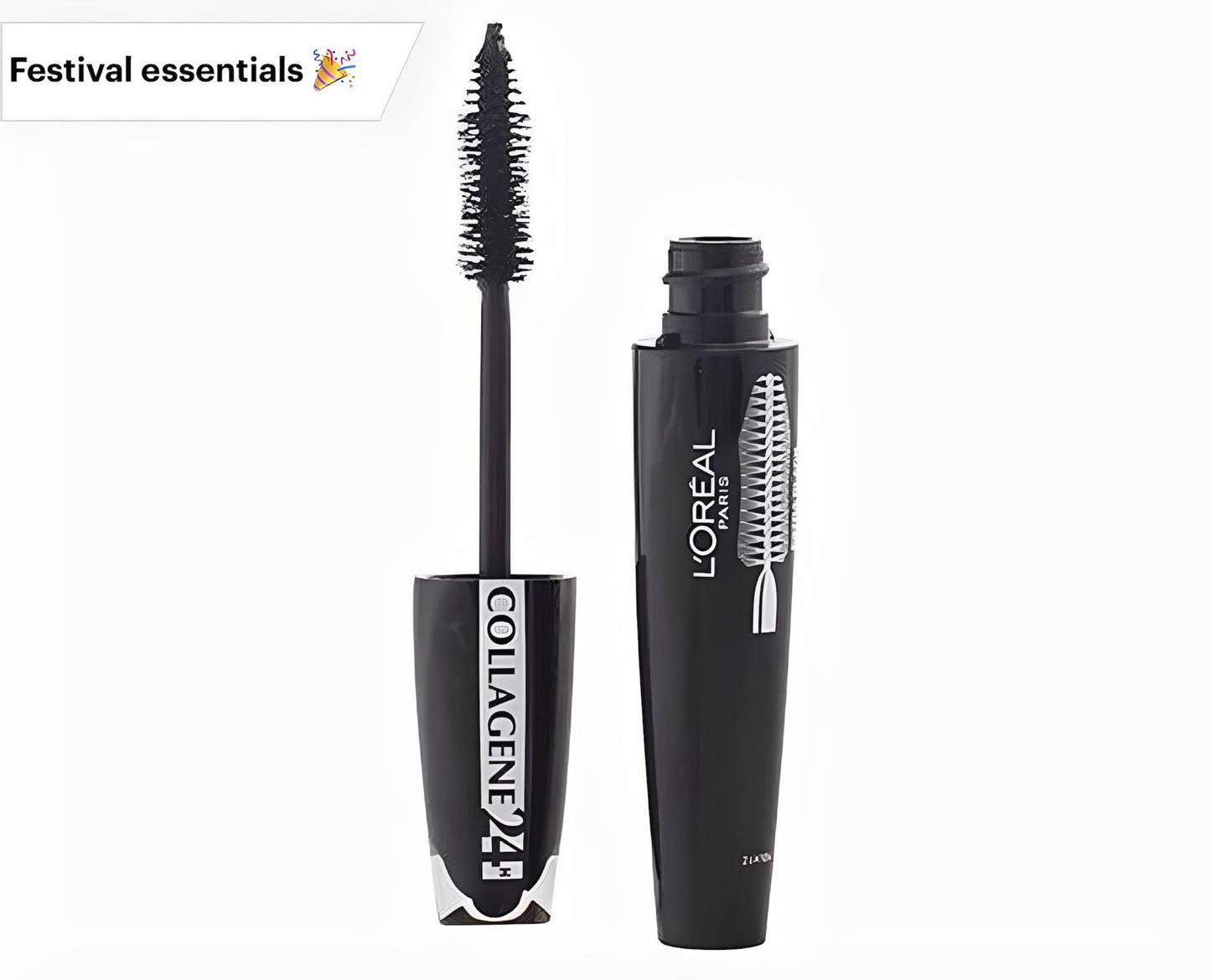 L'Oréal Paris Mega Volume Collageen 24H Mascara - Zwart