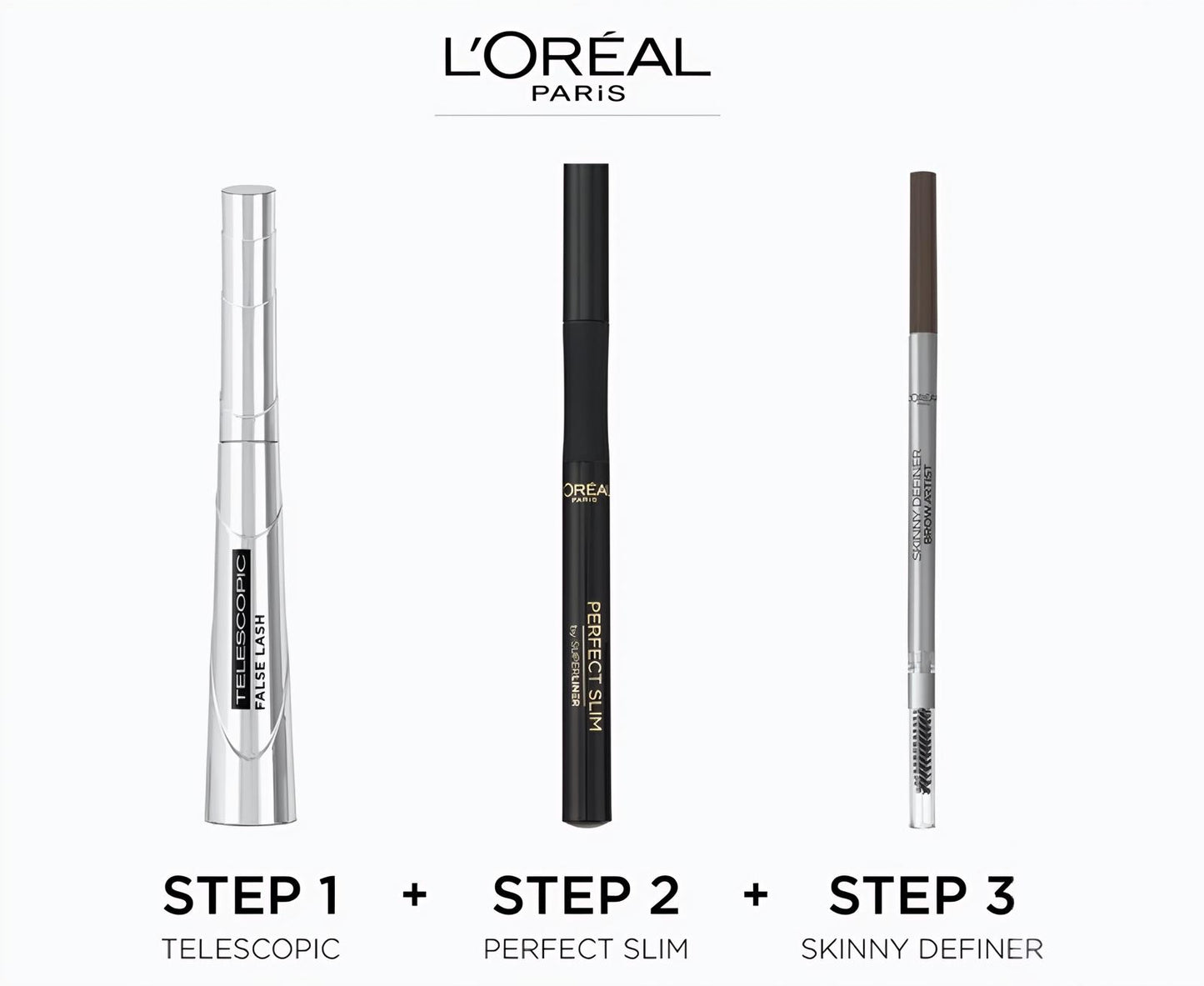 L’Oréal Paris False Lash Telescopic - Lengte Mascara voor Zichtbaar Langere Wimpers Verrijkt met Zwartpigmenten - Magnetic Black - Zwart - 8 ml