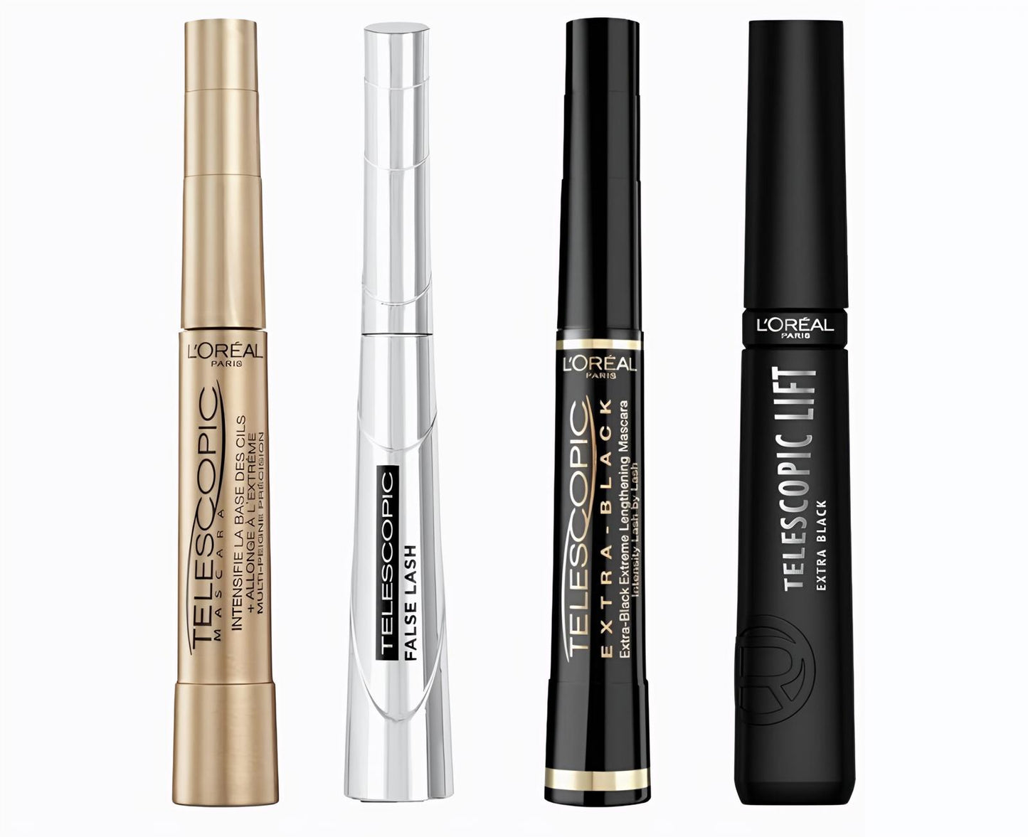L’Oréal Paris False Lash Telescopic - Lengte Mascara voor Zichtbaar Langere Wimpers Verrijkt met Zwartpigmenten - Magnetic Black - Zwart - 8 ml