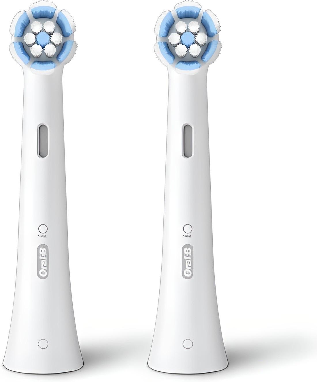 Oral-B io Gentle Care Zwarte Opzetborstels 2 stuks