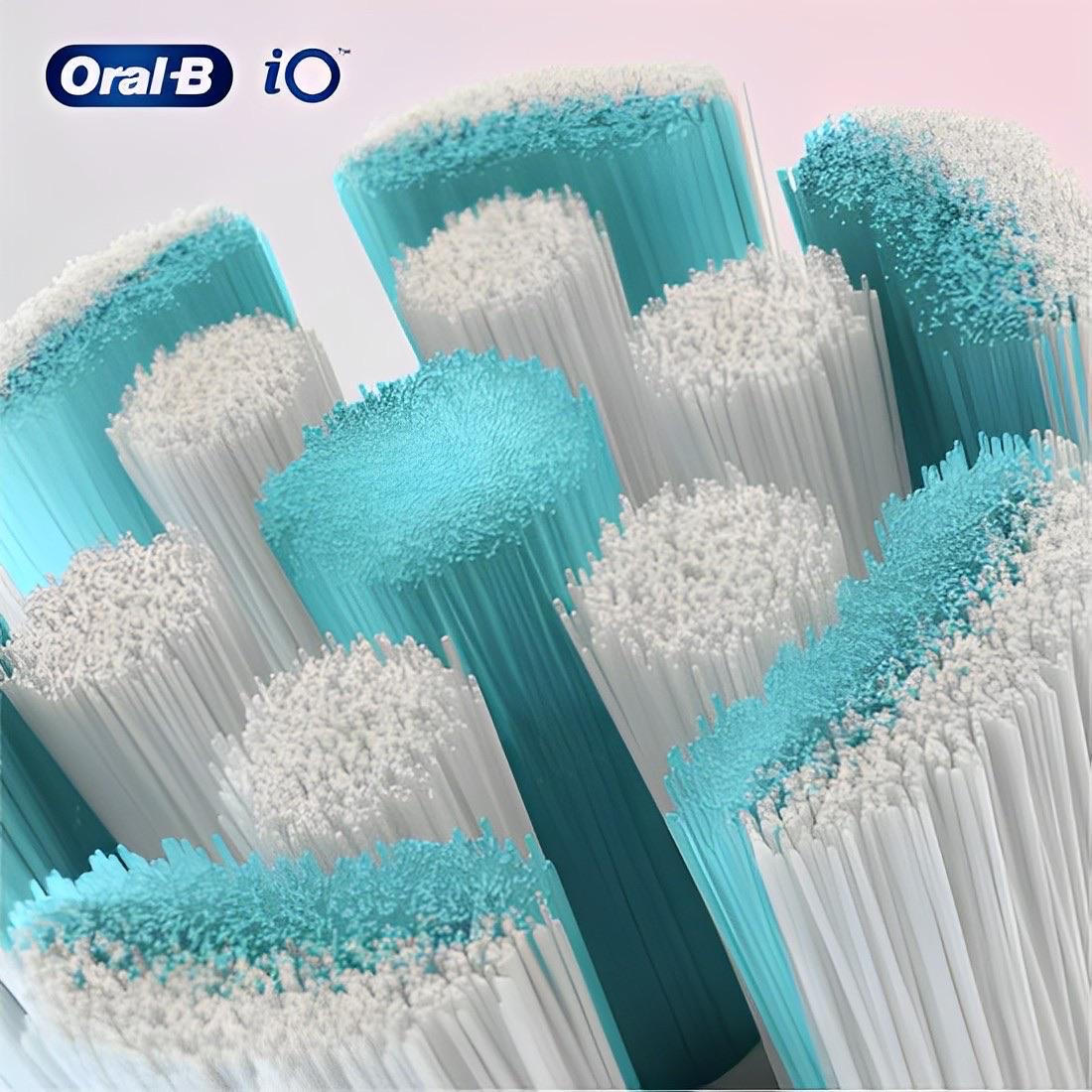Oral-B io Gentle Care Zwarte Opzetborstels 2 stuks