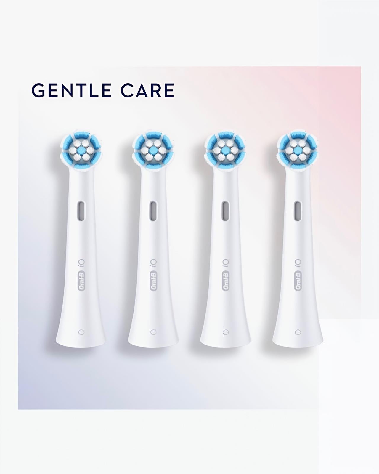 Oral-B IO Gentl-e Buis Care Opzetborstels - Wit - 4 Stuks