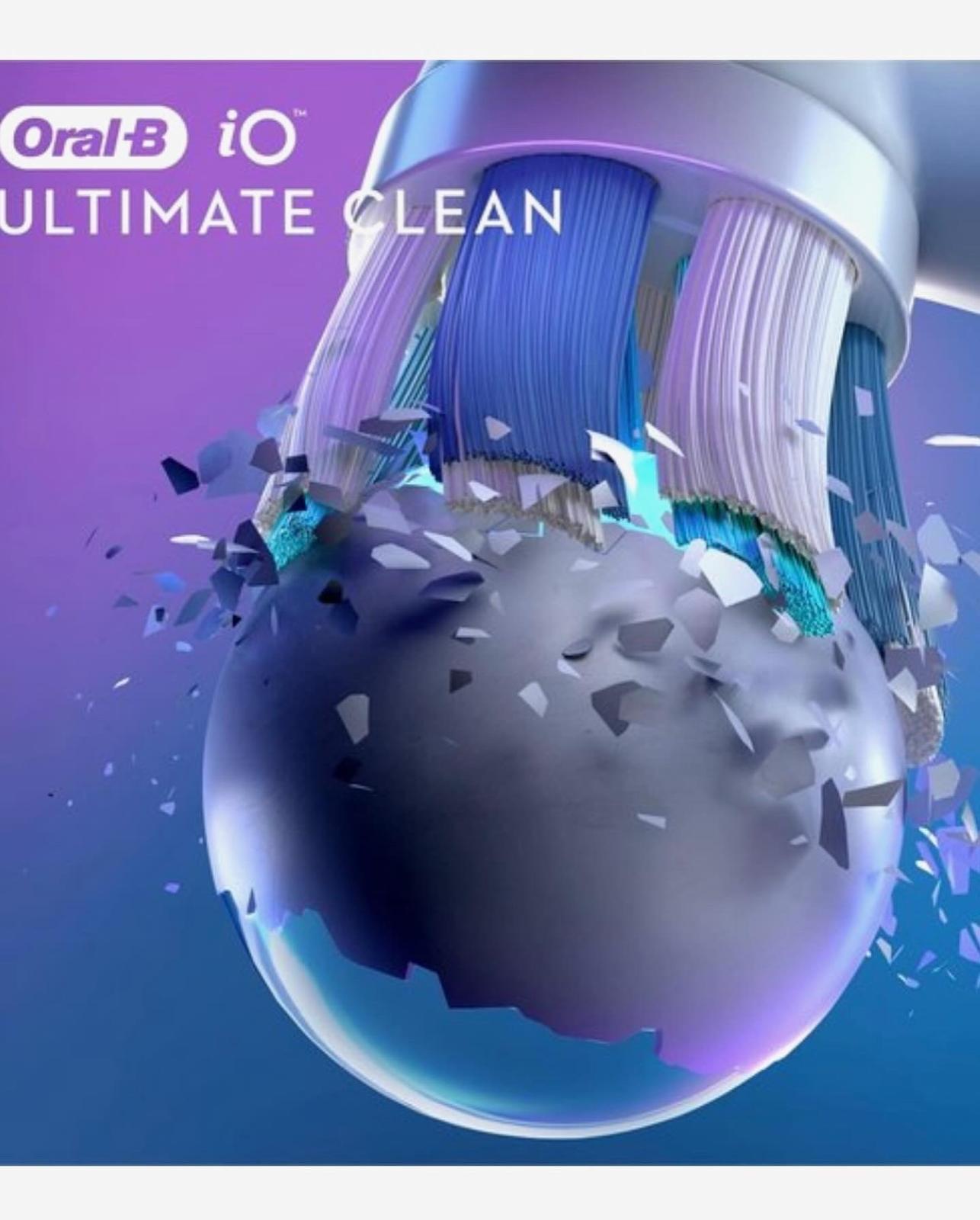 Oral-B iO Ultimate Clean - Opzetborstels - 4 Stuks - Opzetstukjes Tandenborstel Oral B