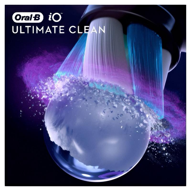 Oral-B IO Ultimate Clean - Zwart - Opzetborstels - Tandenborstel - 4 Stuks