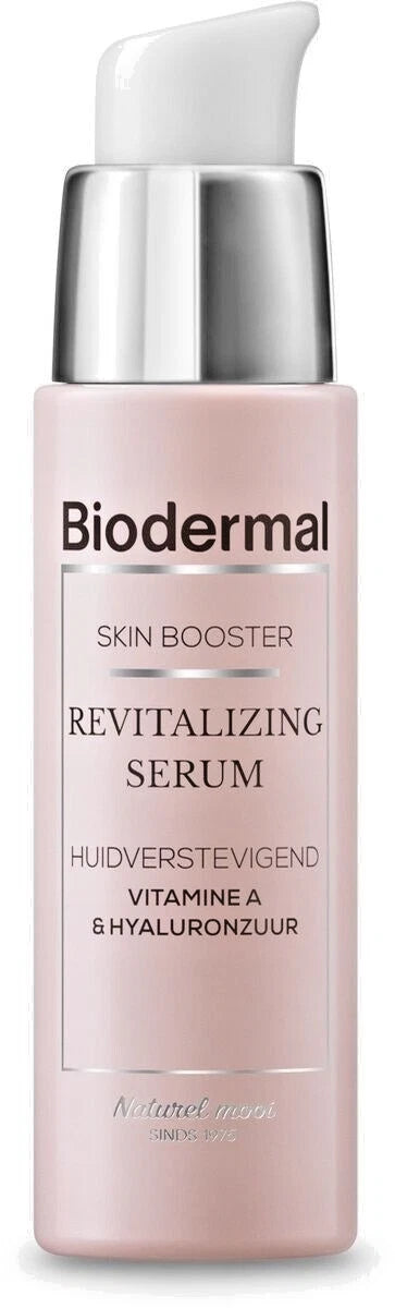 Biodermal Skin Booster Revitalizing serum – Verbetert zo de huidelasticiteit en stevigheid met hyaluronzuur en Vitamine A - Hyaluronzuur serum 30ml