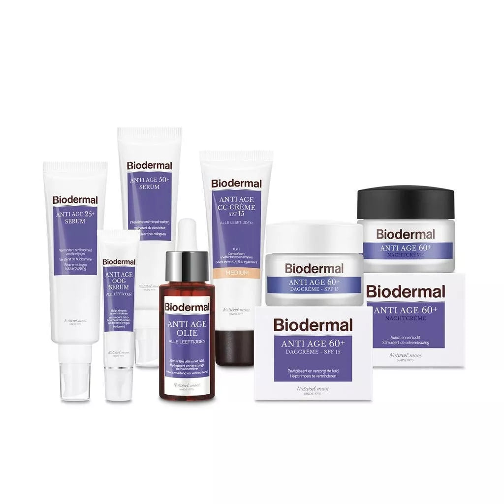 Biodermal Anti Age Oogserum - Oogcreme anti rimpel vrouw - 15ml