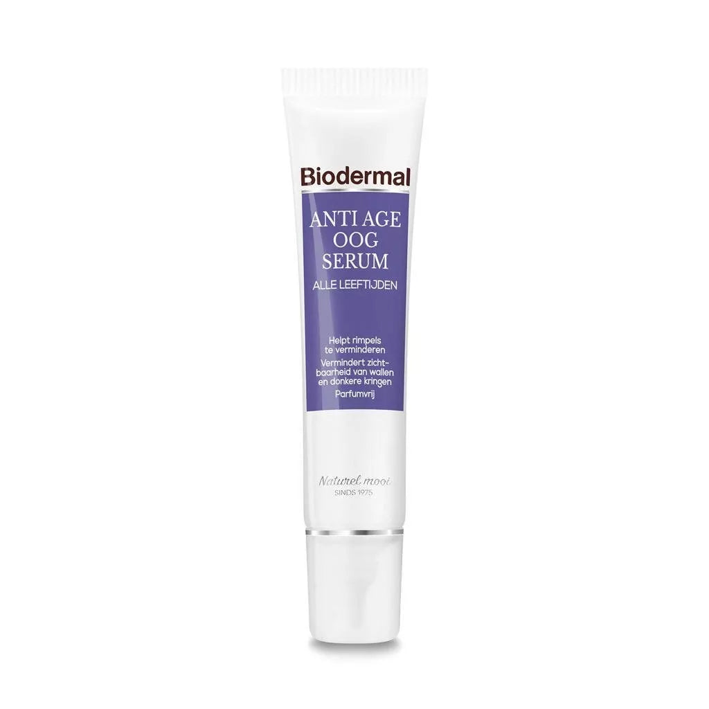 Biodermal Anti Age Oogserum - Oogcreme anti rimpel vrouw - 15ml