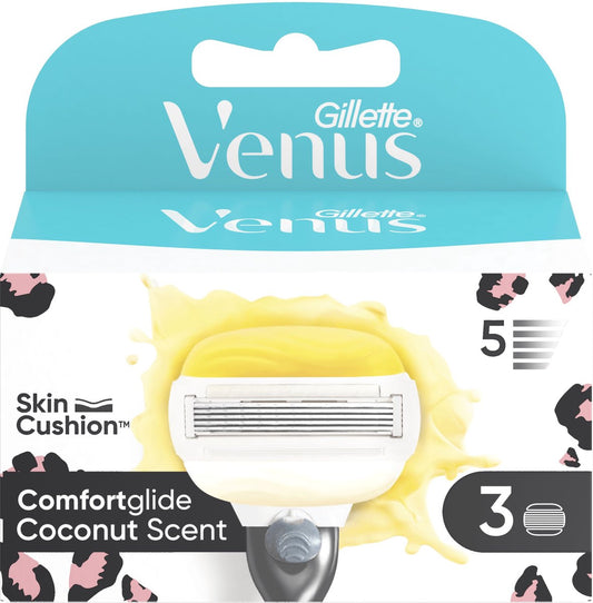 Gillette Venus Comfortglide Luipaard - Voor Een Gladde Scheerbeurt - 3 Navulmesjes