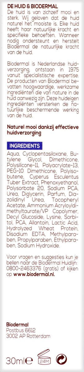 Biodermal Anti Age Gezichtserum - speciaal ontwikkeld tegen huidveroudering - 30ml