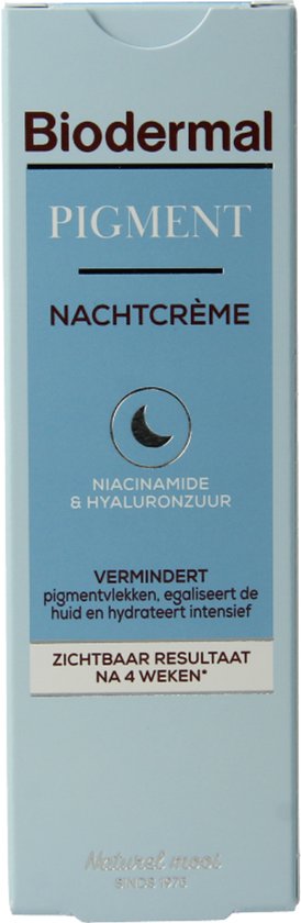 Biodermal Pigment Nachtcrème - vermindert hyperpigmentatie, zoals pigmentvlekken - 50 ml