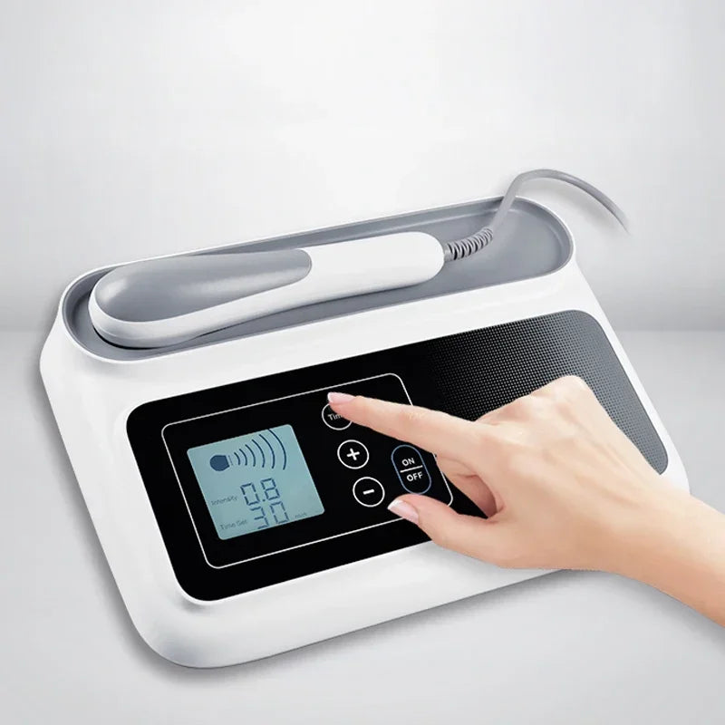 Ultrasonic Therapy Machine Relief Muscle Joints Massage No Drug Ultrasound 1MHz Physiotherapy Device LCD Screen Display