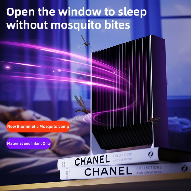 Black Knight B2000V Mosquito Lamp USB Dual Function Photo-Induced Shock ABS Fire-Resistant Home Office Hotel Mosquito Control