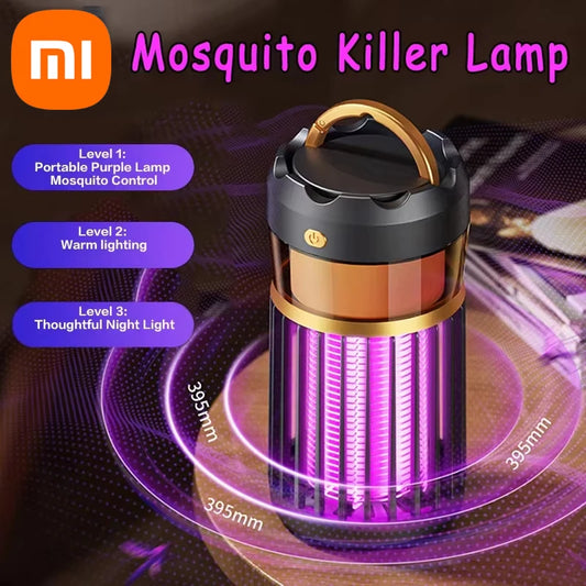 Xiaomi New 3-in-1 Mosquito Killer Lamp Camping Lighting Outdoor Home Night Light Usb Plug In Electric Shock Mosquito Killer Lamp