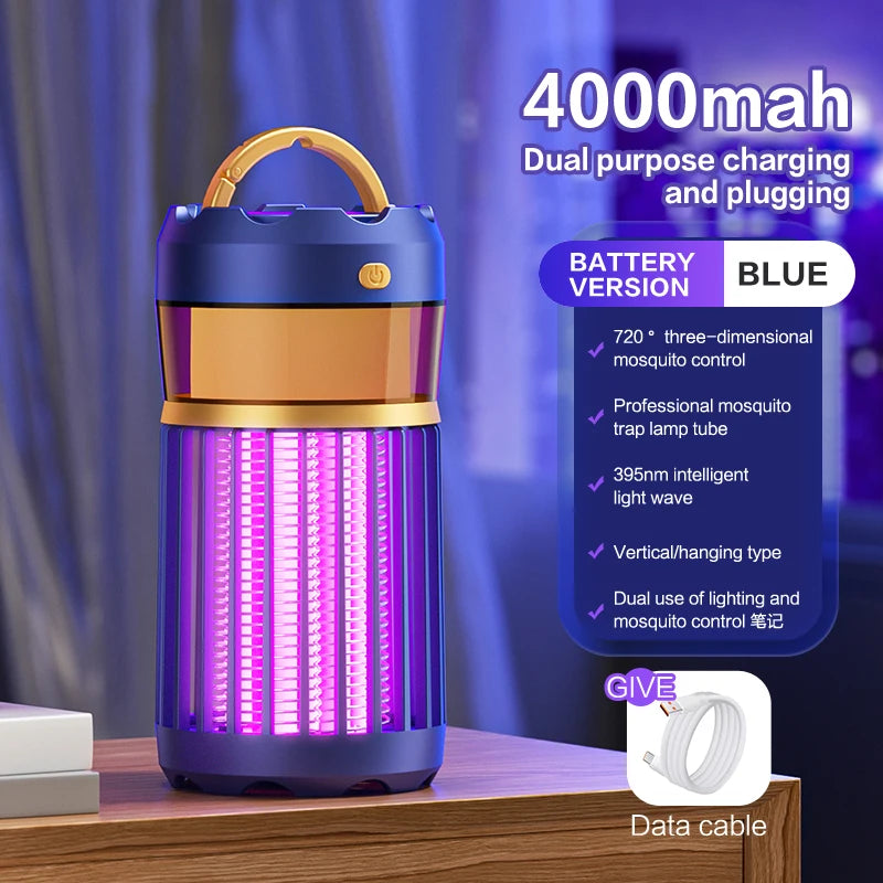 Xiaomi New 3-in-1 Mosquito Killer Lamp Camping Lighting Outdoor Home Night Light Usb Plug In Electric Shock Mosquito Killer Lamp