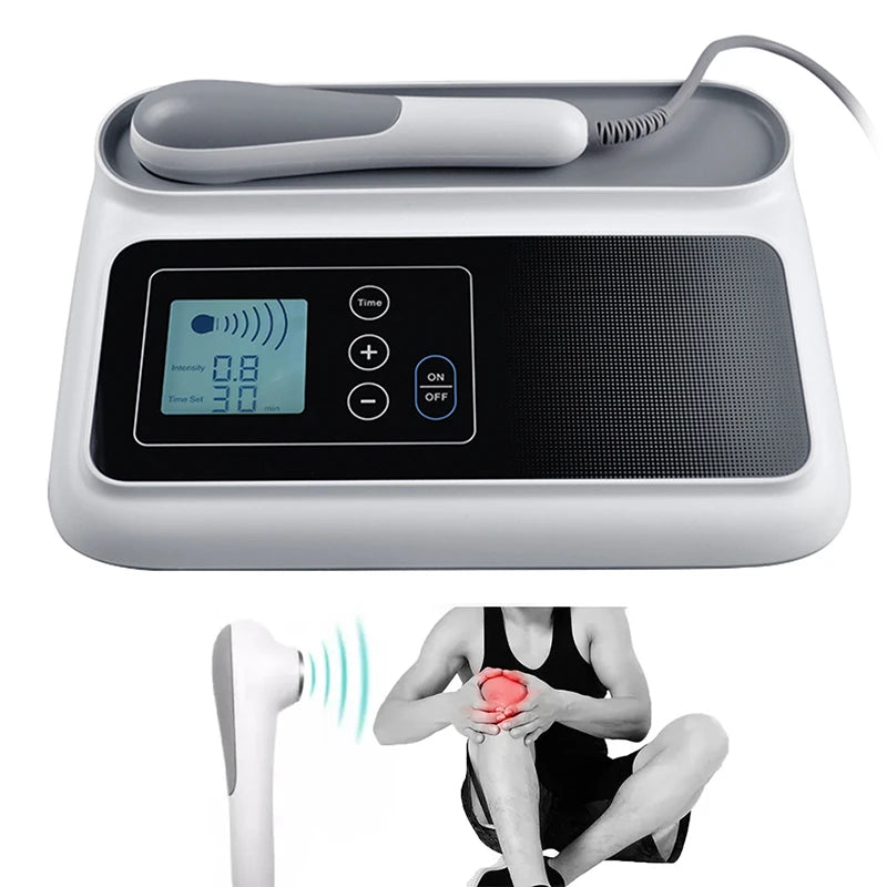 Ultrasonic Therapy Machine Relief Muscle Joints Massage No Drug Ultrasound 1MHz Physiotherapy Device LCD Screen Display