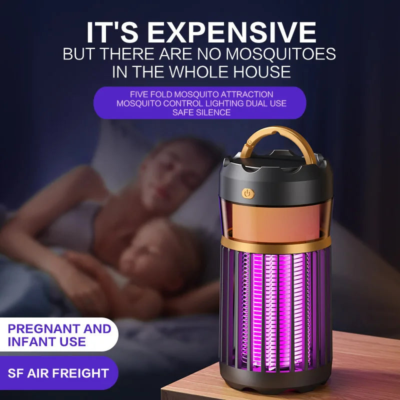 Xiaomi New 3-in-1 Mosquito Killer Lamp Camping Lighting Outdoor Home Night Light Usb Plug In Electric Shock Mosquito Killer Lamp