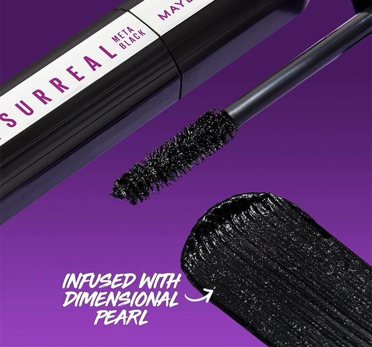 Maybelline New York - The Falsies Surreal Extensions Mascara - Meta Black - Lengte Mascara - 10ml