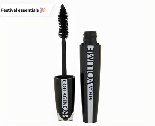 L'Oréal Paris Mega Volume Collageen 24H Mascara - Zwart