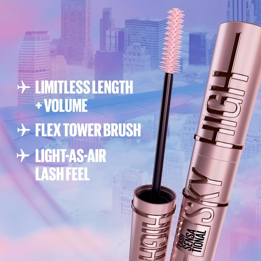 Maybelline New York - Lash Sensational Sky High - Blue Mist - Blauw - Endeloos lengte en volume Mascara - 7,2ml