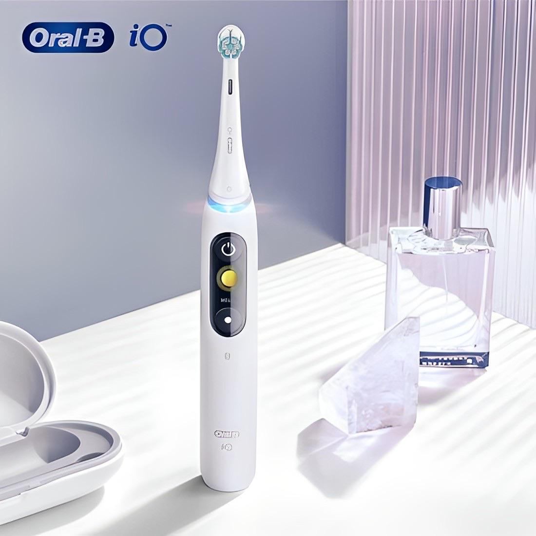 Oral-B io Gentle Care Zwarte Opzetborstels 2 stuks
