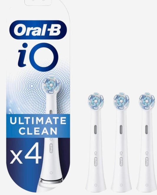 Oral-B iO Ultimate Clean - Opzetborstels - 4 Stuks - Opzetstukjes Tandenborstel Oral B